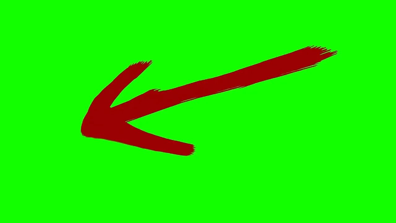 Animated Paint Arrow Green Screen Sound Included FREE DOWNLOAD