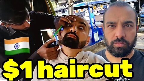 Street haircut in India (is it worth it or a BIG MISTAKE 😳 ?)