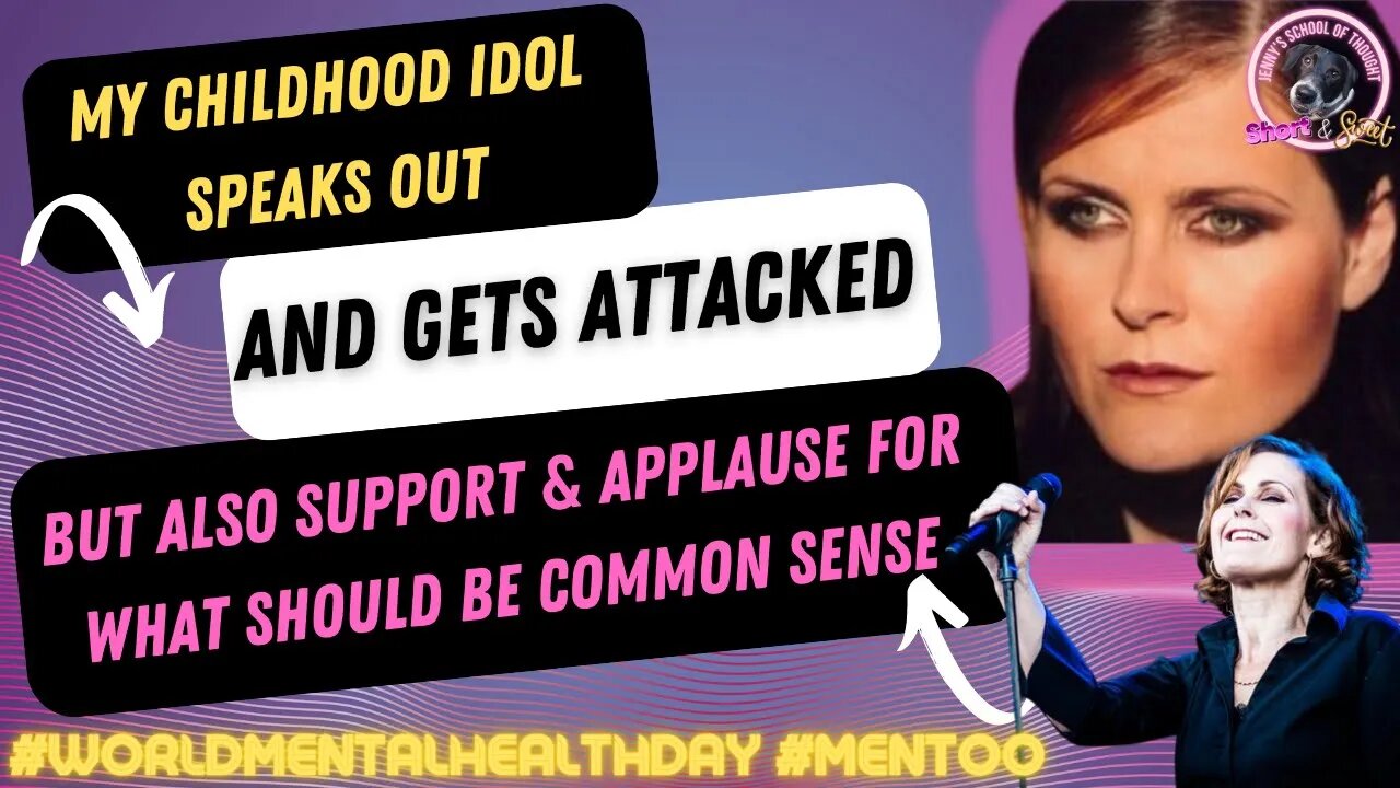 My Childhood idol speaks out - #AlisonMoyet #Men #mentalhealth #worldmentalhealthday2022