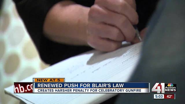 Renewed push for Blair's Law