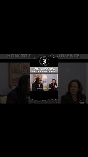 VP Kamala Harris meets with Quavo to discuss how to stop gun violence #shorts