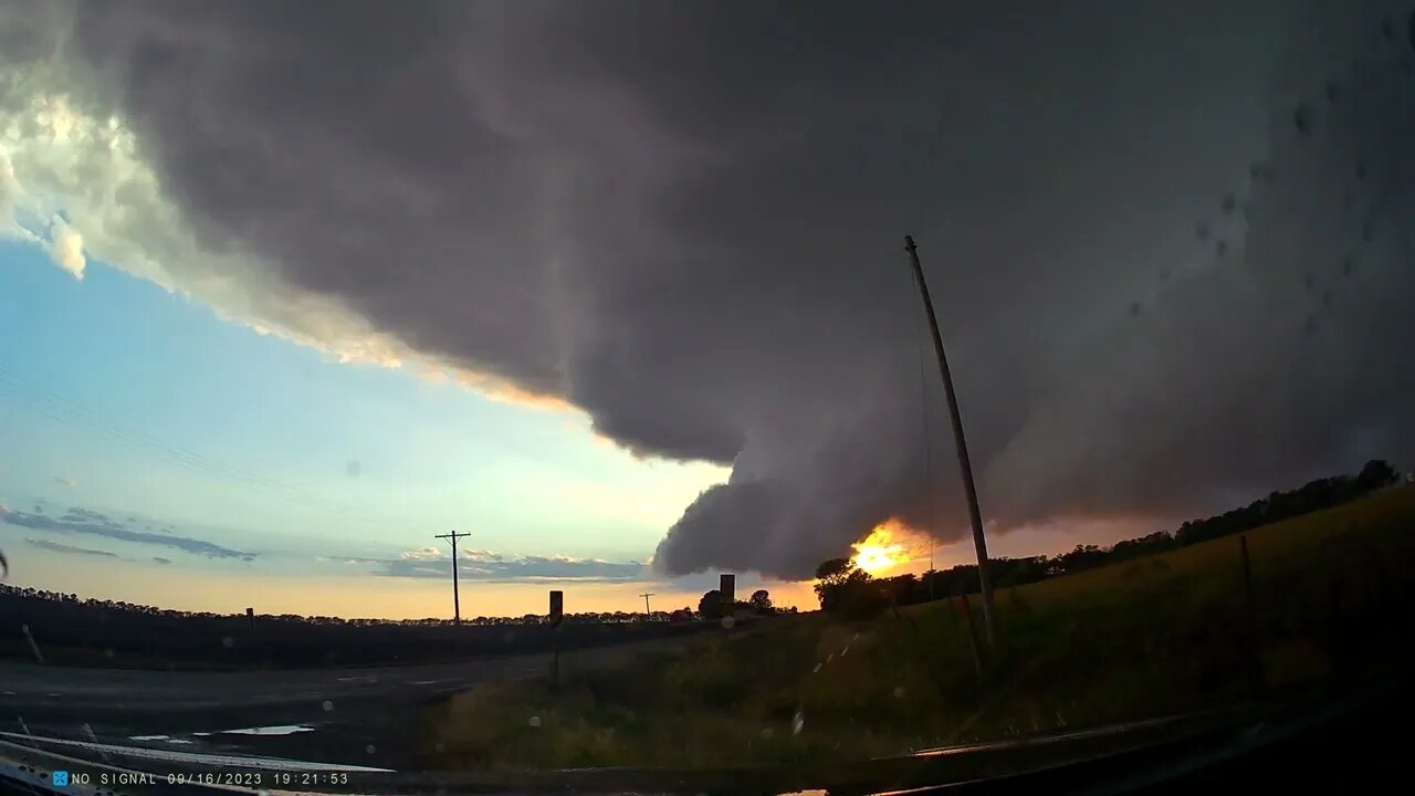 Storm Chase Sept 16 in Northern Dickinson County