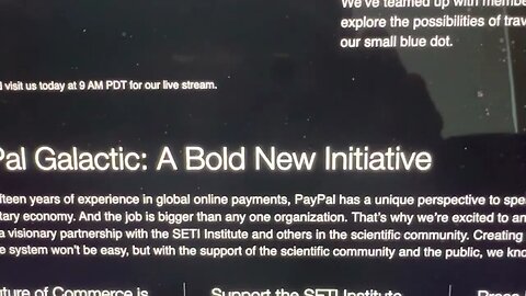 BREAKING…1st TIME ANY ONE ONE INTERNET SHOWS PAYPAL, SPACE X GOING TO MOON!!