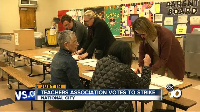 Teachers association votes to strike