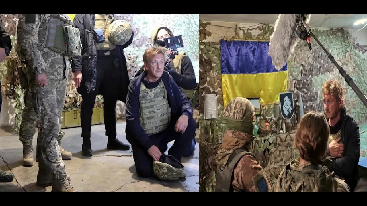 It's Such A Hollywood Production: Sean Penn Teams with UKRAINE for HOLLYWOOD DOC & Warns PUTIN