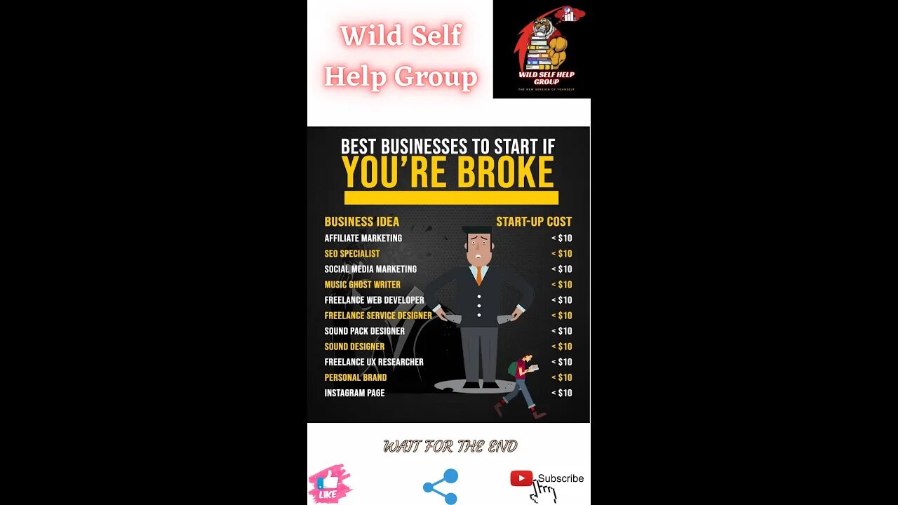 🔥Best business to start when you are broke🔥#shorts🔥#viralshorts🔥#motivation🔥#wildselfhelpgroup🔥