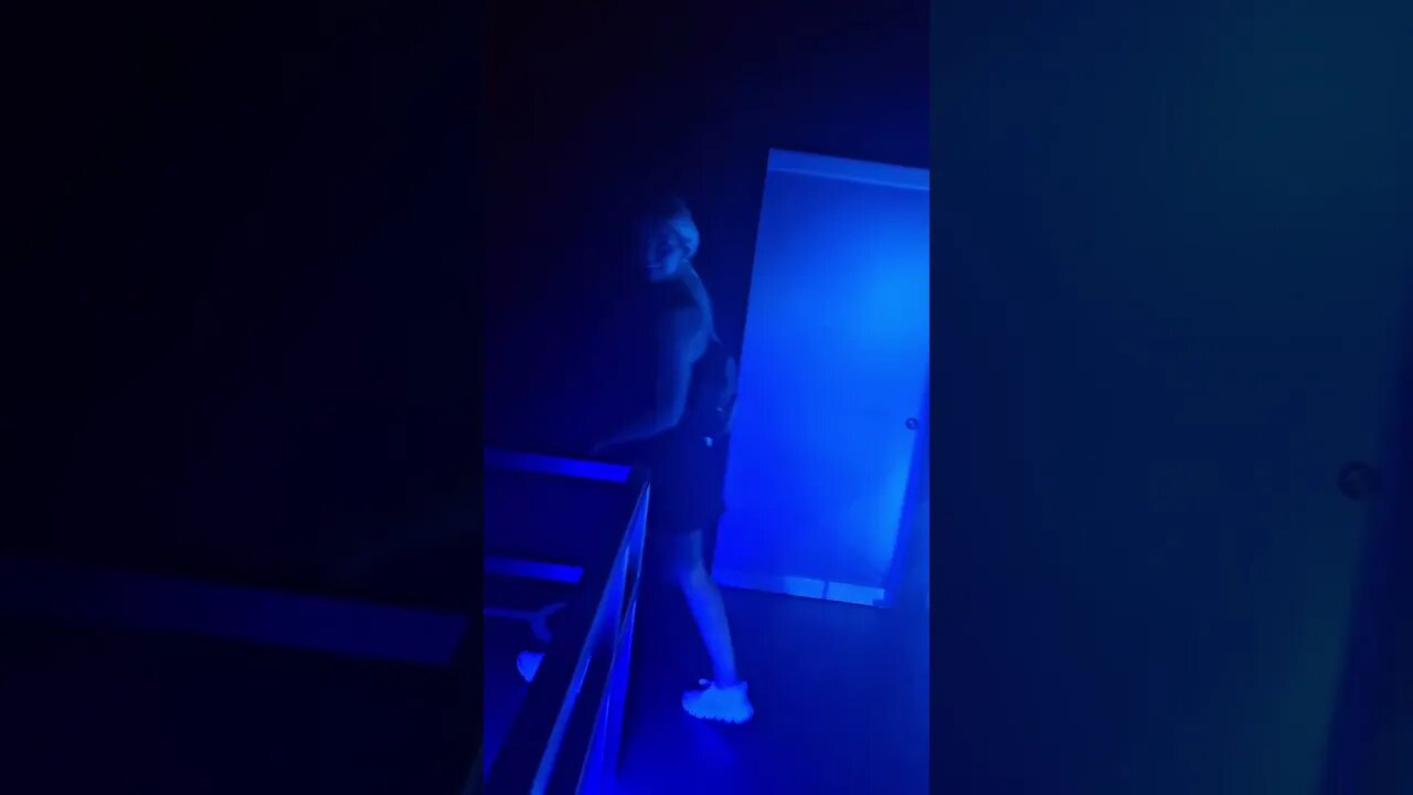 TRON Queue at Disney's Magic Kingdom - getting ready to ride