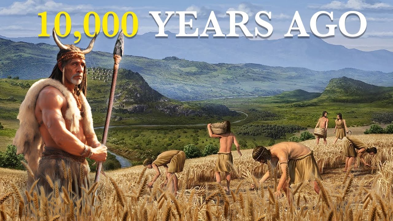 What were Humans doing 10,000 years ago?