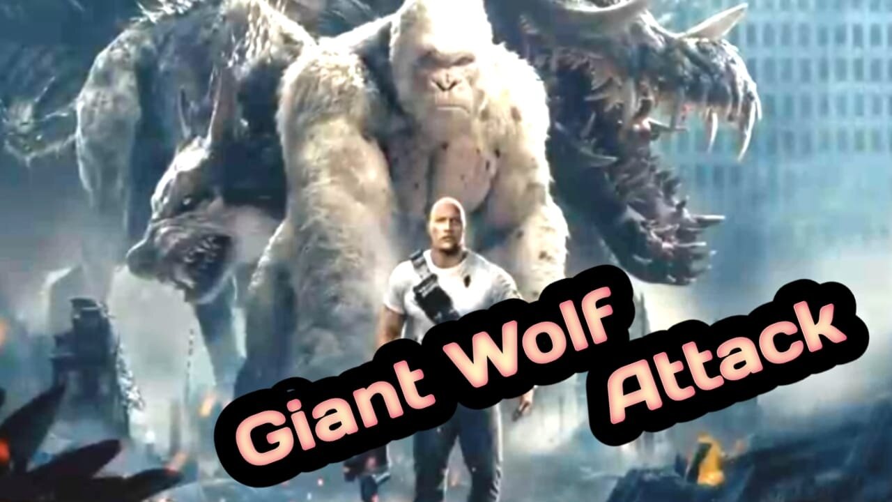 Giant Wolf Attack Scene - Wolf vs Helicopter