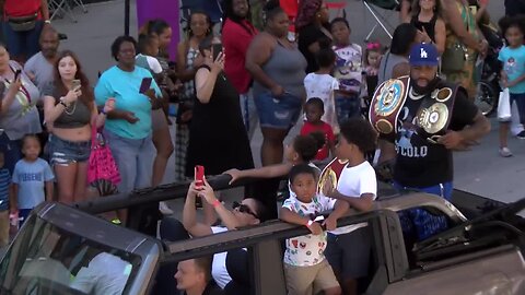 Terence "Bud" Crawford's victory parade