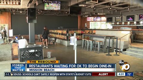 restaurants waiting for ok to begin dine-in