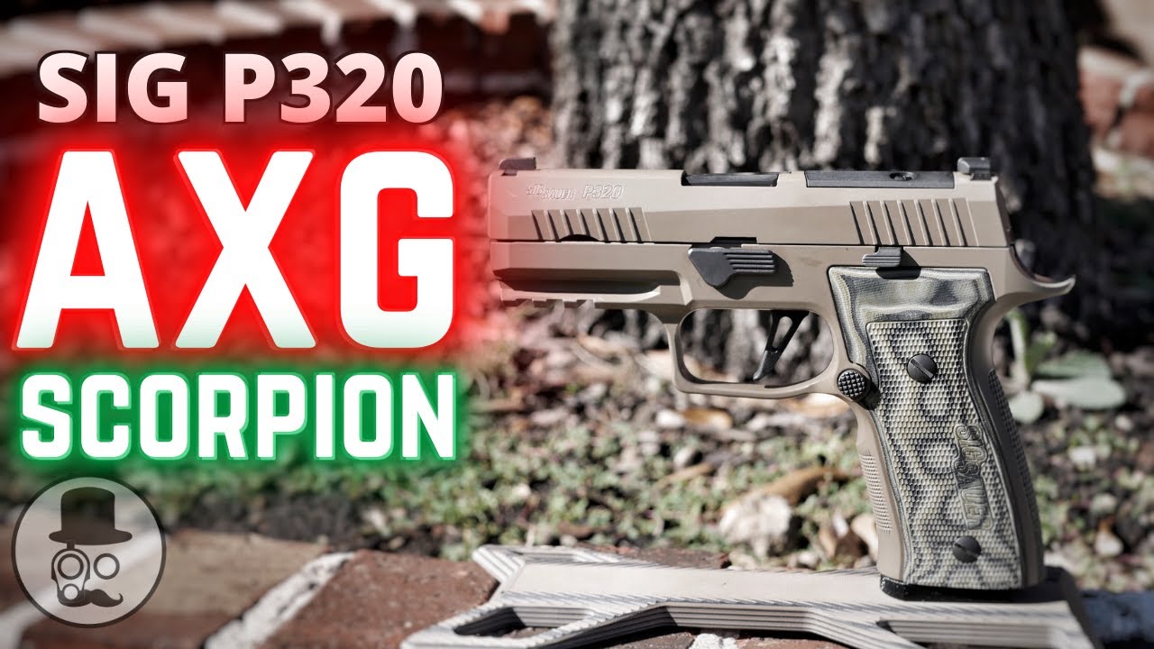 Sig Sauer P320 AXG Scorpion - First Shots Review! An alloy striker fired gun! Finally!