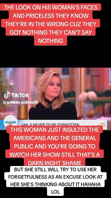 Ignorant bitches on the view