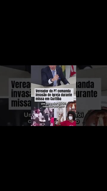 Esquerdistas invadem igreja Luterana! É esse tipo de atitude que o PT tanto apoia #shorts #igreja