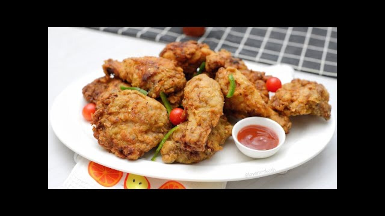 How to make KFC crispy fried Chicken at home