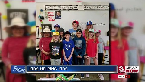 Fundraiser allows kids to give back to flood victims