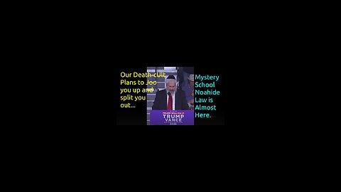 Trump's Secret Mission Is To Install Noahide Death-Penalty To Christians