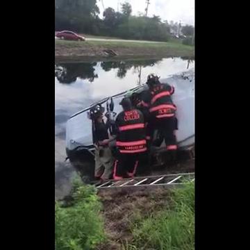 One injured in Naples when SUV rolls into canal