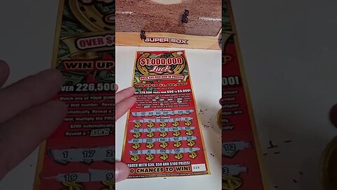 Lottery Ticket Test! Luck $1,000,000 Scratch Offs #lottery