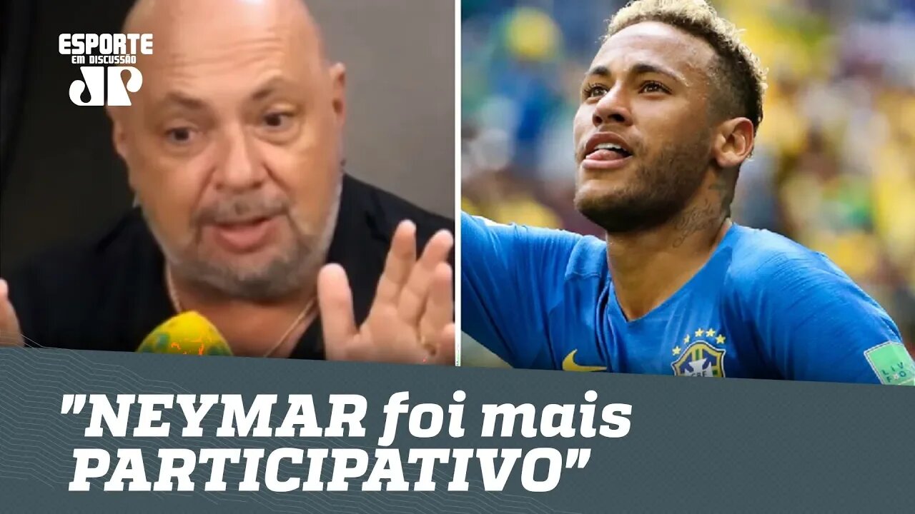 "NEYMAR foi mais PARTICIPATIVO", elogia narrador