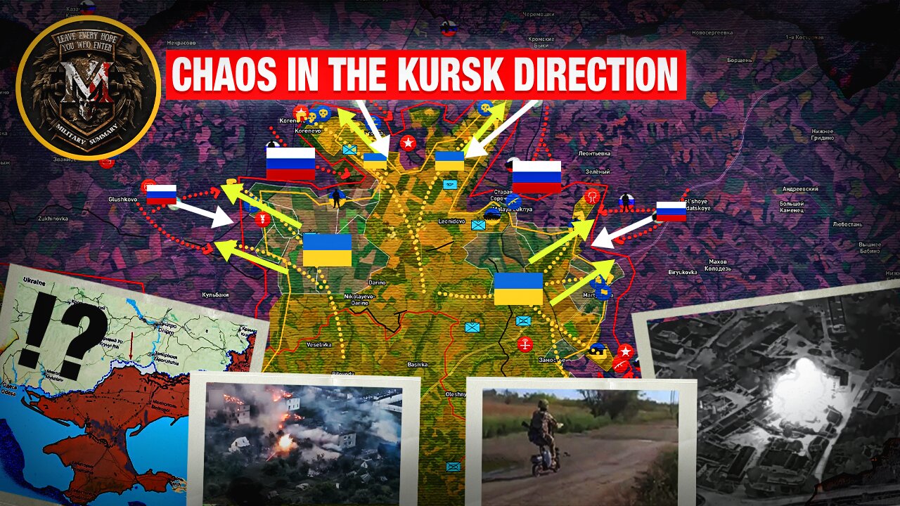 The Heat🔥 Total Chaos In The Kursk Direction ⚔️ Insane Clashes Continue💥 Military Summary 2024.08.20