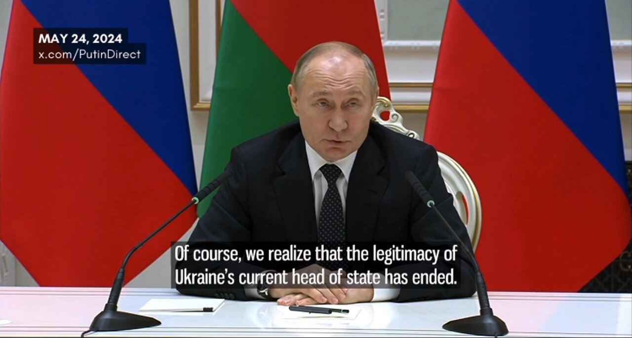 Putin Says The Legitimacy of Zelenskyy Has Ended