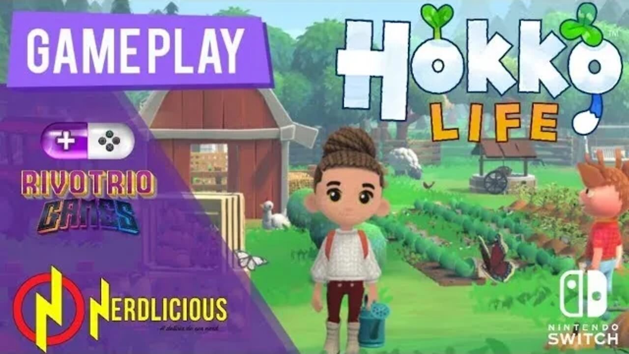 🎮 GAMEPLAY! Jogamos o fofíssimo HOKKO LIFE no Nintendo Switch! Confira nossa análise e gameplay!