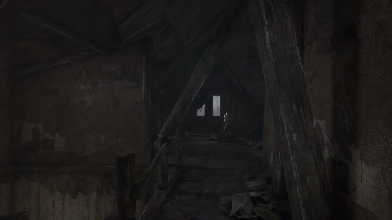 Abandoned House Ambiance, Howling Wind, Wooden Creaking Doors, floor, roof - Sleeping and Meditation