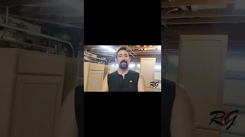 primed and painted kitchen cabinets. kitchen remodel part 3
