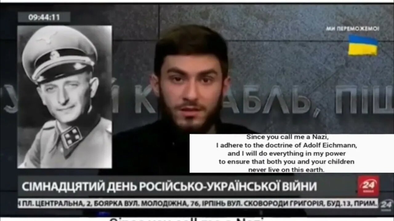 TV presenter calls for killing children, quotes Nazi war criminal