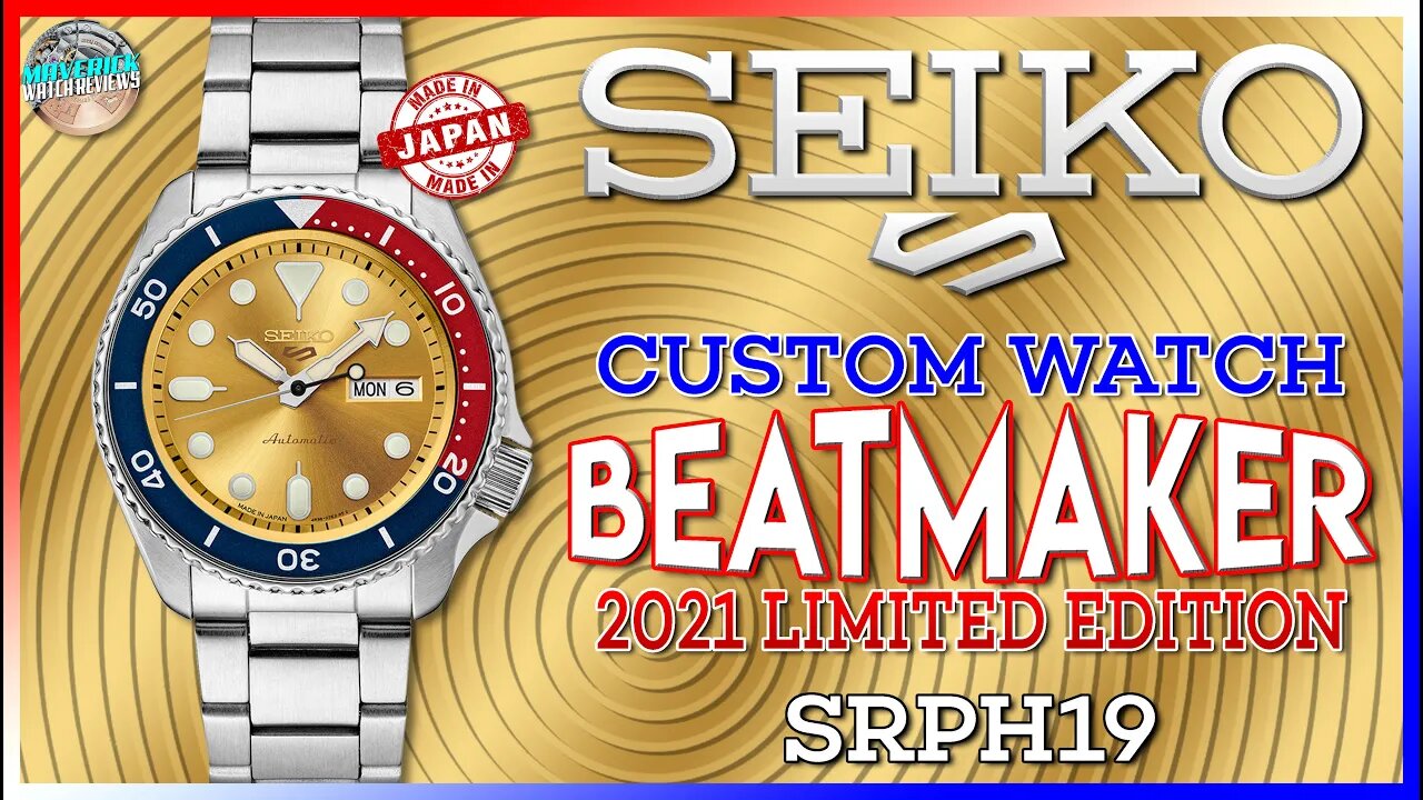 Seiko 5 Pogue 2.0 Beatmaker 2021 Limited Edition 100m Automatic SRPH19/SBSA137 Unbox & Review