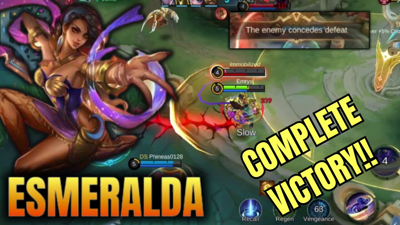 COMPLETE VICTORY!! Mythic Ranked Esmeralda