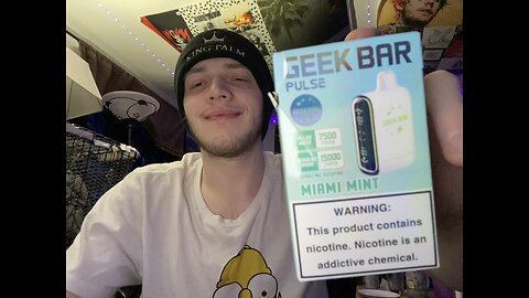 Reviewing GeekBar Pulse Miami Mint 15k vape!!