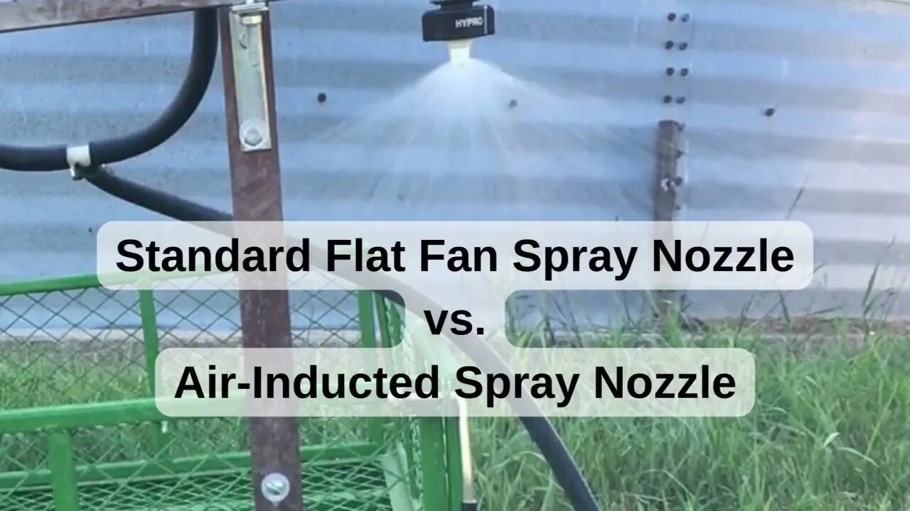 The Difference Between Air-Induction & Standard Sprayer Nozzles