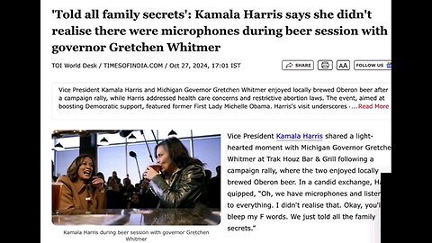 Kamala Harris Bar Stories