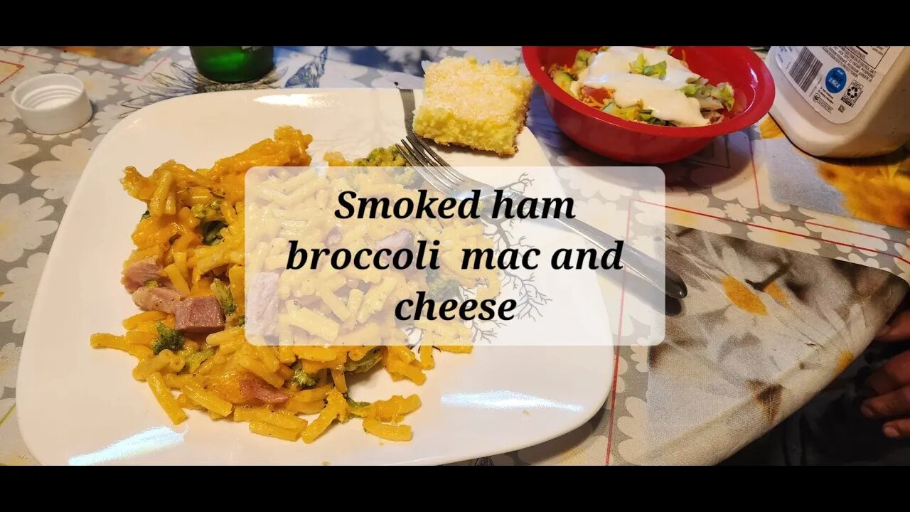 Day 3 casserole week Smoked ham broccoli ham and cheese #casserole