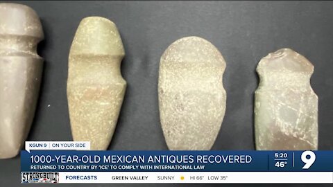 ICE returns thousands of years old artifacts to Mexico