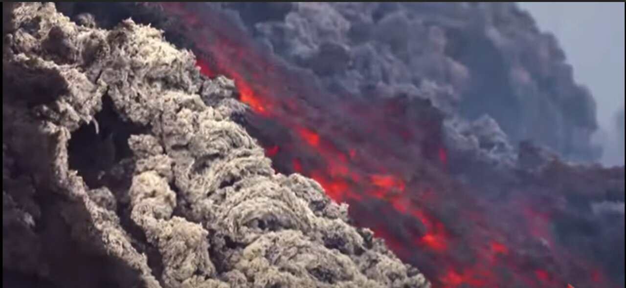 Mount Etna: Stunning close-up as lava erupts from Europe's most active volcano