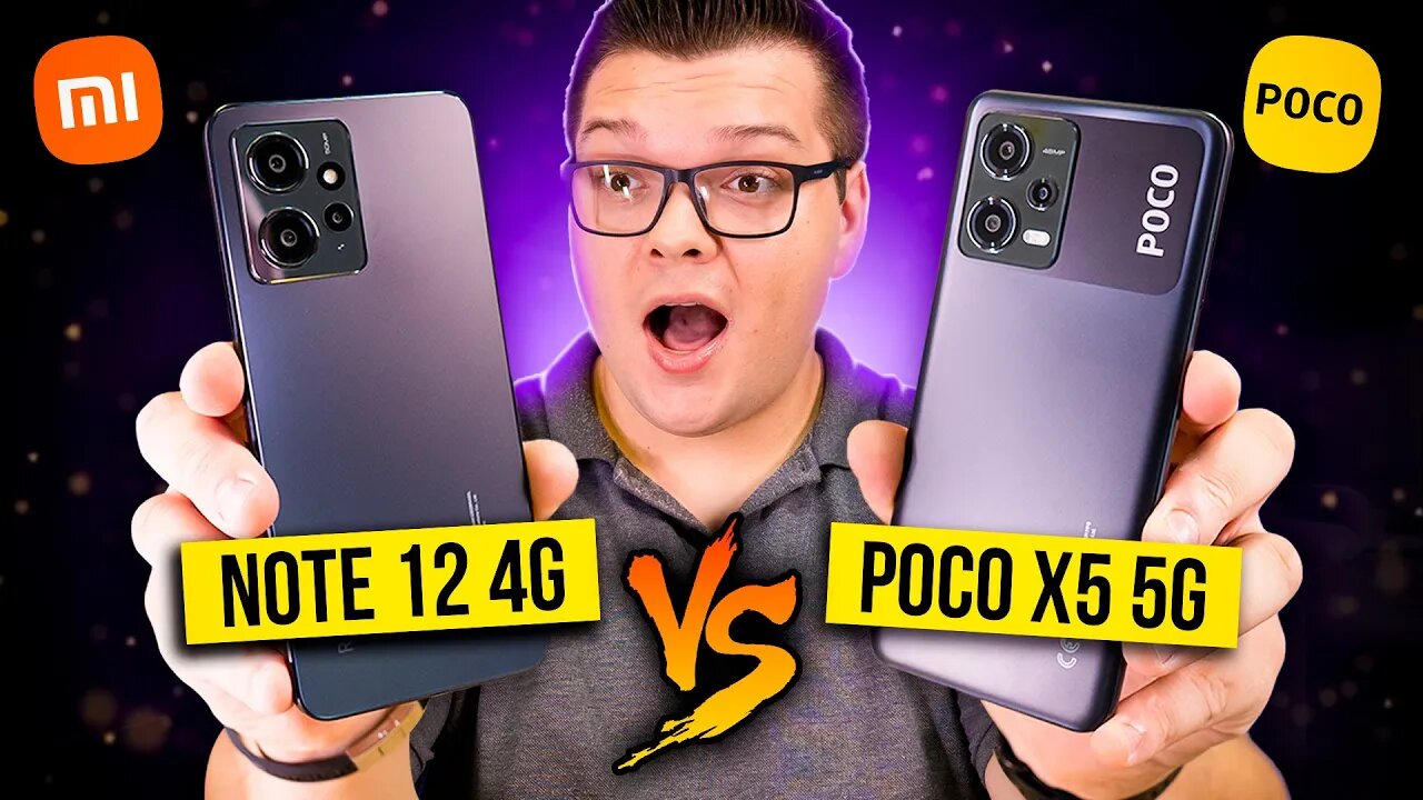 Poco X5 5G vs Redmi Note 12 4G | Comparativo Completo!