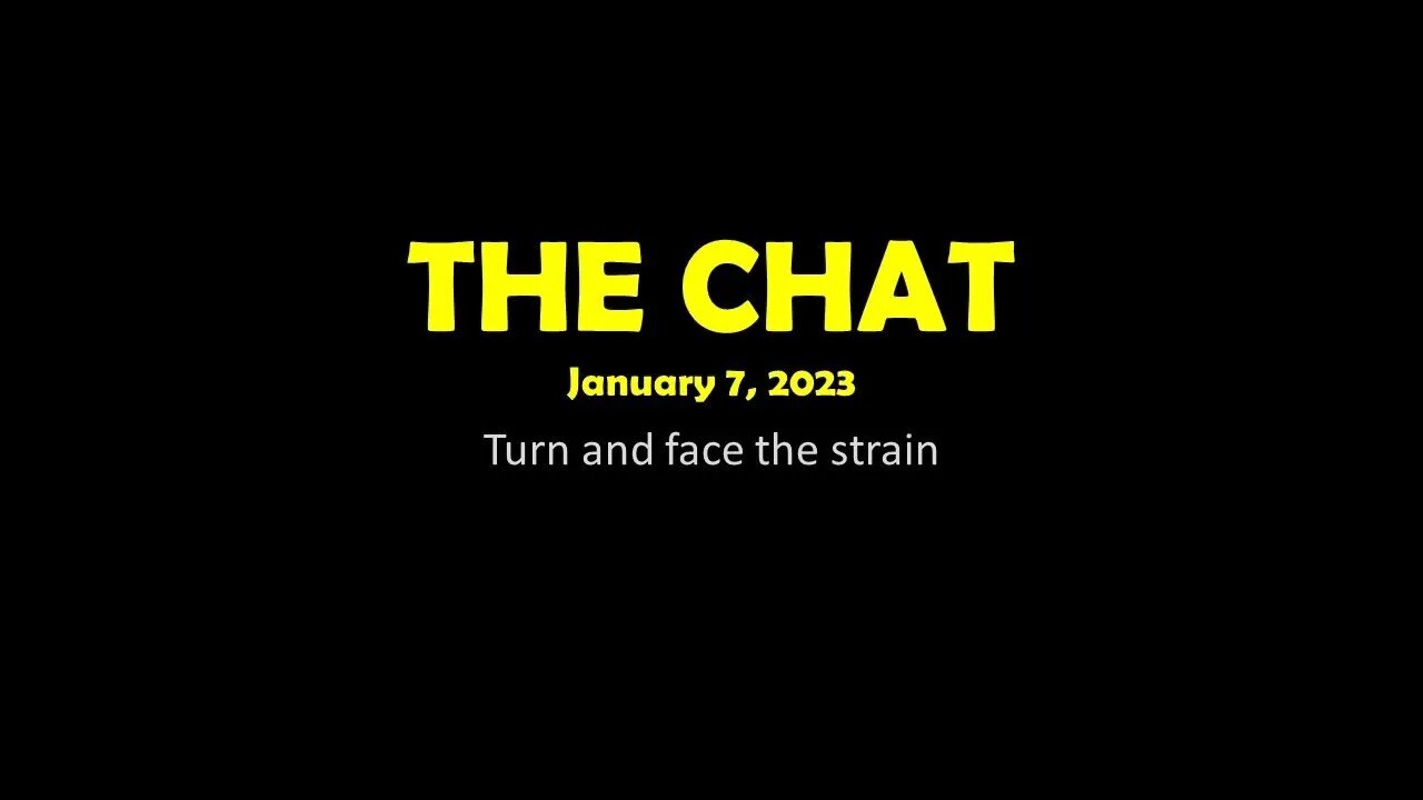 The Chat (01/07/2023) Turn and face the strain