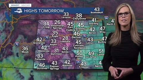 Mountain snow Saturday, metro snow Monday