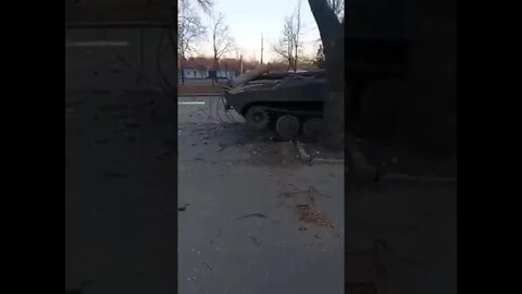 Knocked out vehicle in Nikolaev