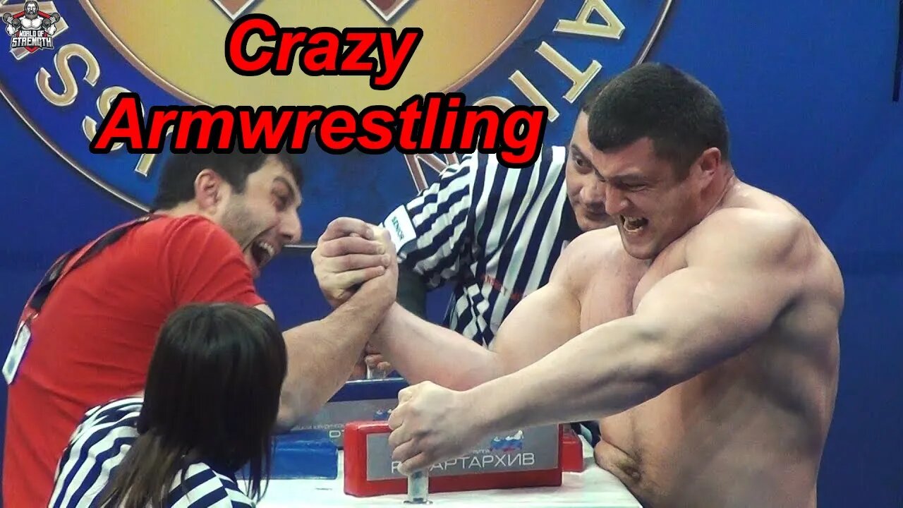 16 Minutes Of Crazy Armwrestling Fights