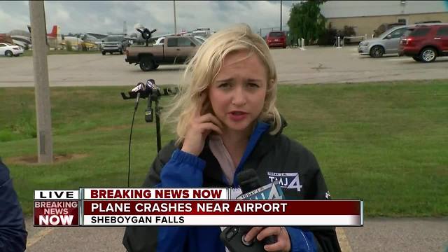 Plane crashes near airport in Sheboygan Falls