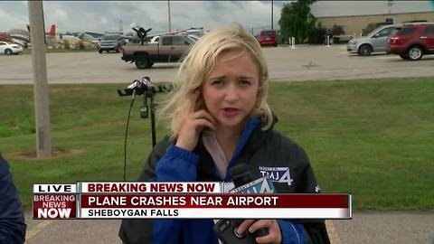 Plane crashes near airport in Sheboygan Falls