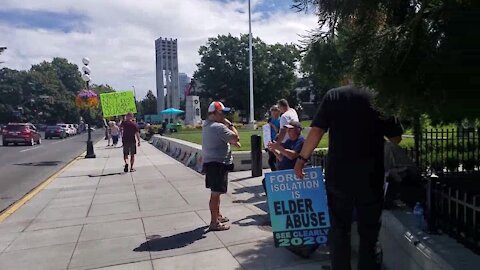 Freedom fighters Victoria BC August 7th 2021