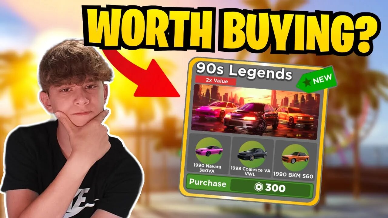 Is The 90's Legends Pack Worth Buying in Driving Empire?