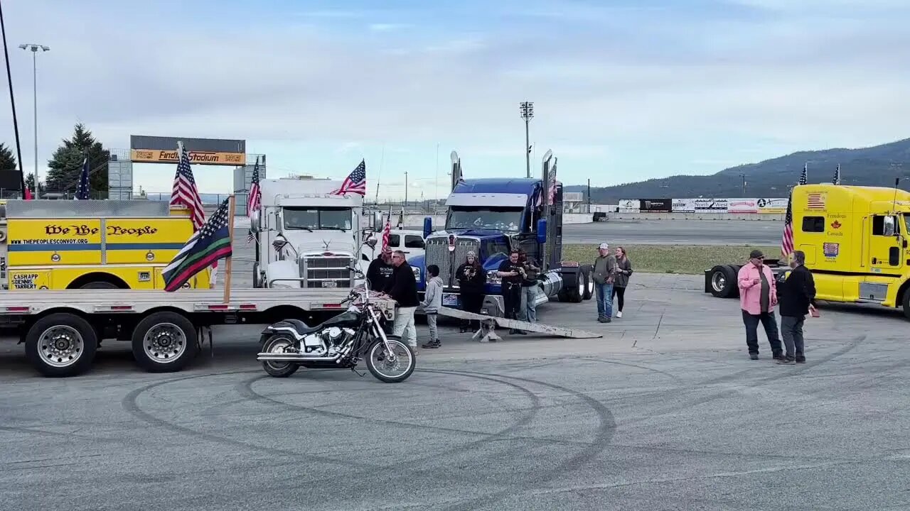 Live - The Peoples Convoy - Stateline Speedway - Rally - Idaho