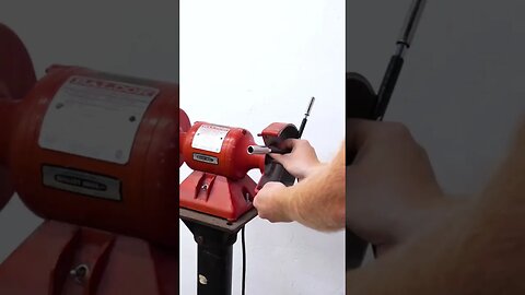 Turn your bench grinder into a buffer!