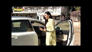 Gauahar Khan Gets Snapped With Husband Zaid Darbar